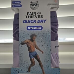 Men's Quick Dry Boxer Briefs - Purple